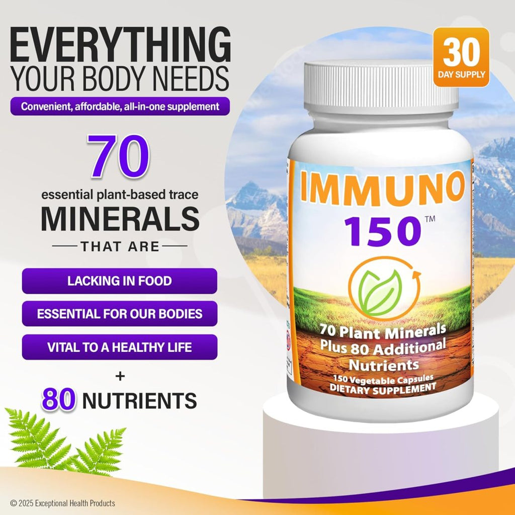 IMMUNO 150: Immune Support & Total Body Nutrition | 70+ Trace Minerals